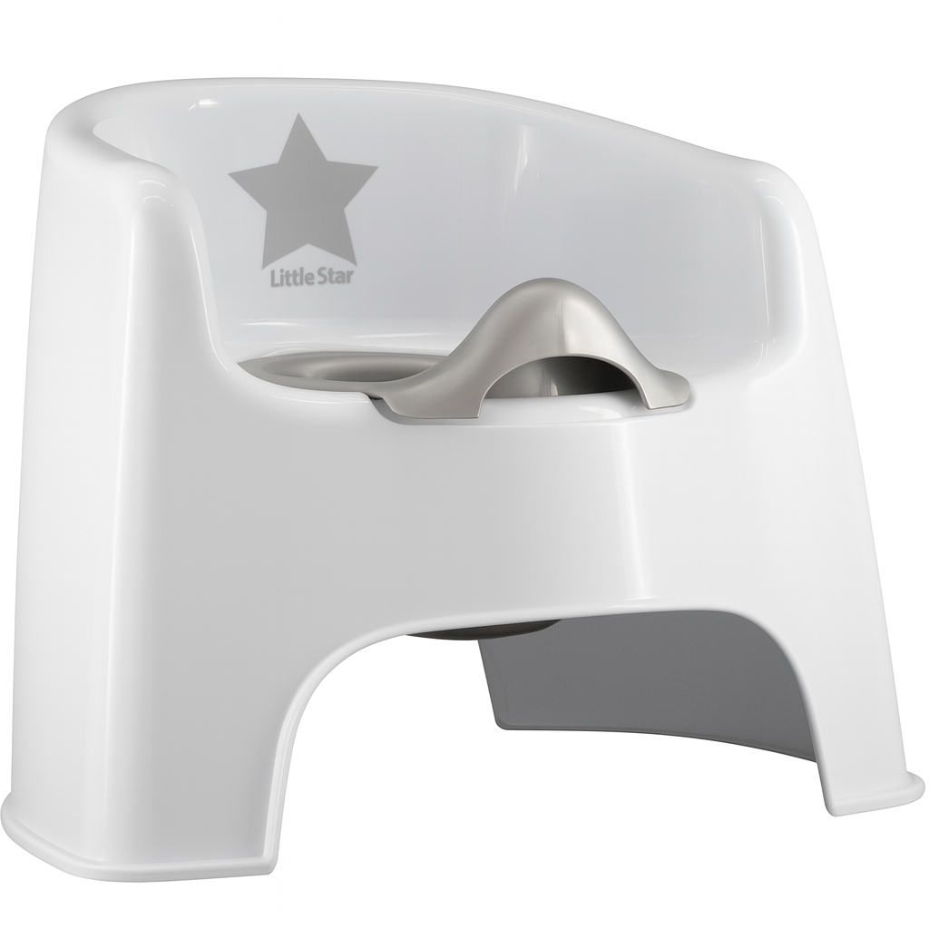 Strata Deluxe Silver Lining Baby Toddler Potty Training Toilet Chair Little Star