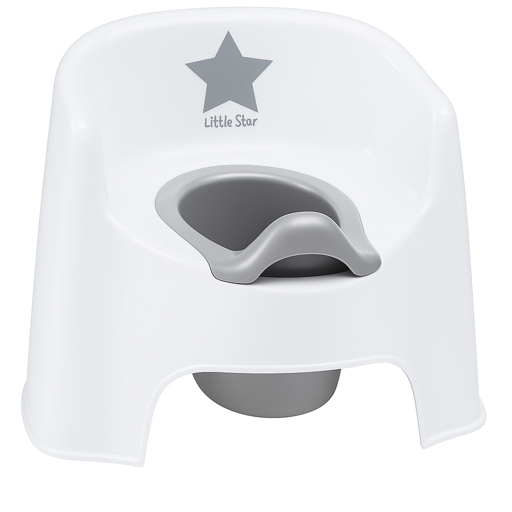 Strata Deluxe Silver Lining Baby Toddler Potty Training Toilet Chair Little Star