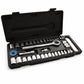 Wrench Socket Set Driver Metric Imperial Essential Box 1/4'' 3/8 Inch 40pc