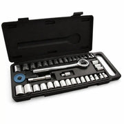 Wrench Socket Set Driver Metric Imperial Essential Box 1/4'' 3/8 Inch 40pc Deal For Any Occasion