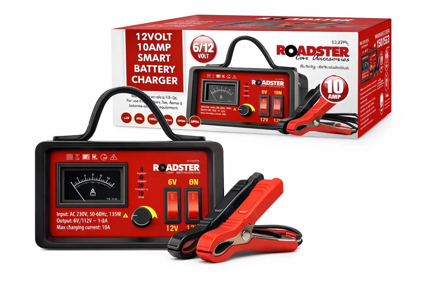 Smart Battery Charger Roadster 6V 12V Intelligent Trickle Fast Charge Maintainer Unit Deal For Any Occasion