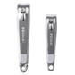 Nail Clipper Finger Toe Clippers Set Stainless Steel Thick Cutters Chiropody 2Pc