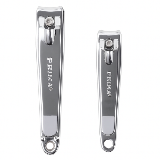 Nail Clipper Finger Toe Clippers Set Stainless Steel Thick Cutters Chiropody 2Pc