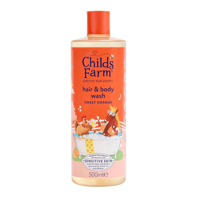 Child's Farm Hair & Bodywash Sweet Orange 500ml Baby Products Wholesaler