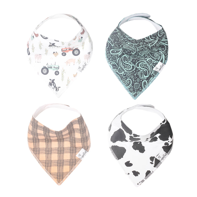 Copper Pearl Bibs Jo 4Pk Baby Products Wholesaler