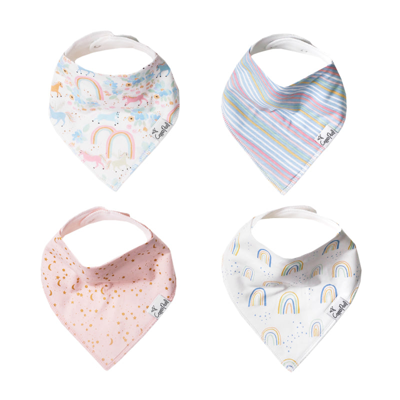 Copper Pearl Bibs Whimsy 4Pk Baby Products Wholesaler