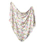 Copper Pearl Knitted Swaddle Blanket Olive Baby Products Wholesaler