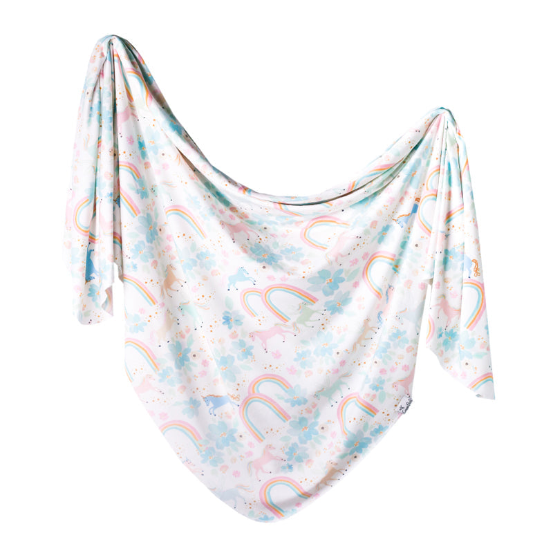 Copper Pearl Knitted Swaddle Blanket Whimsy Baby Products Wholesaler
