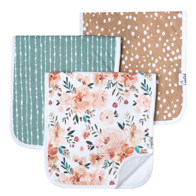 Copper Pearl Premium Burp Cloths Fawn 3Pk Baby Products Wholesaler