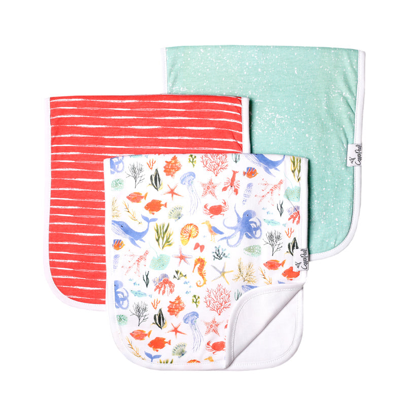 Copper Pearl Premium Burp Cloths Nautical 3Pk Baby Products Wholesaler
