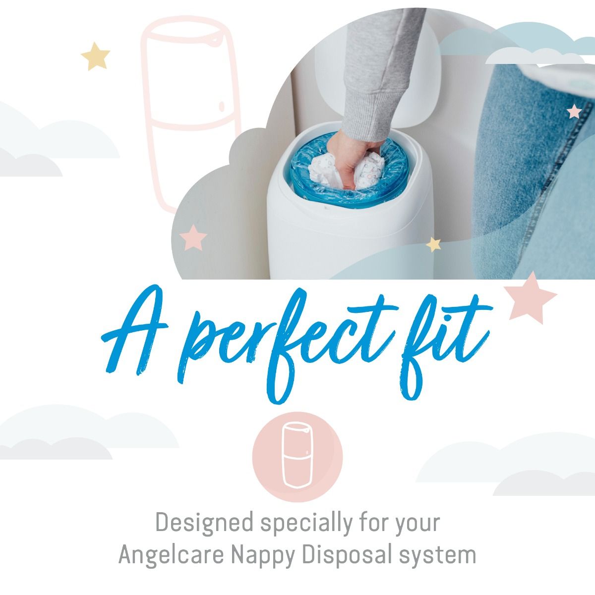 Angelcare Refill Cassettes 6Pk Baby Products Wholesaler