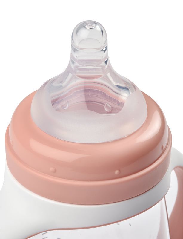 Béaba 2 In1 Learning Bottle Pink 210ml Baby Products Wholesaler