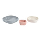 Béaba Set of 3 Silicone Bowls (Velvet grey/Cotton/Dusty rose) Baby Products Wholesaler