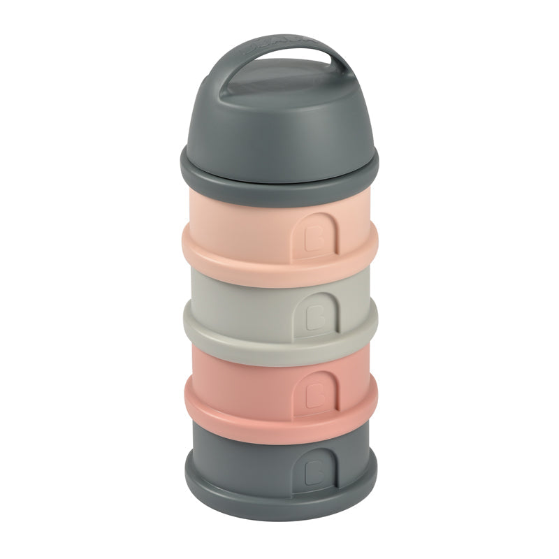 Béaba Snack Storage Stacked Formula Milk Container Pink Baby Products Wholesaler