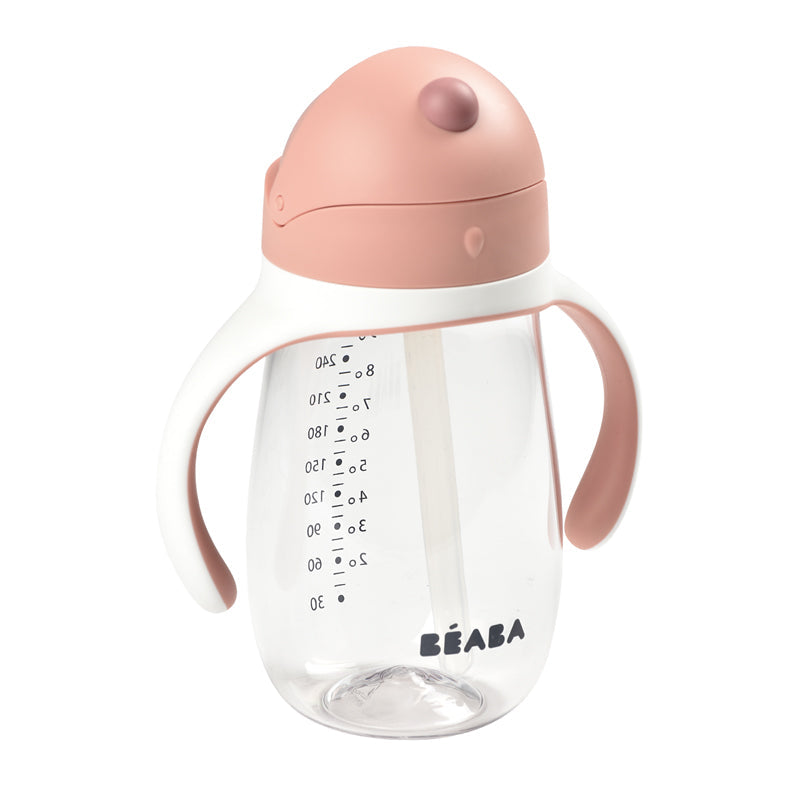 Béaba Tritan Straw Cup Pink 300ml Baby Products Wholesaler