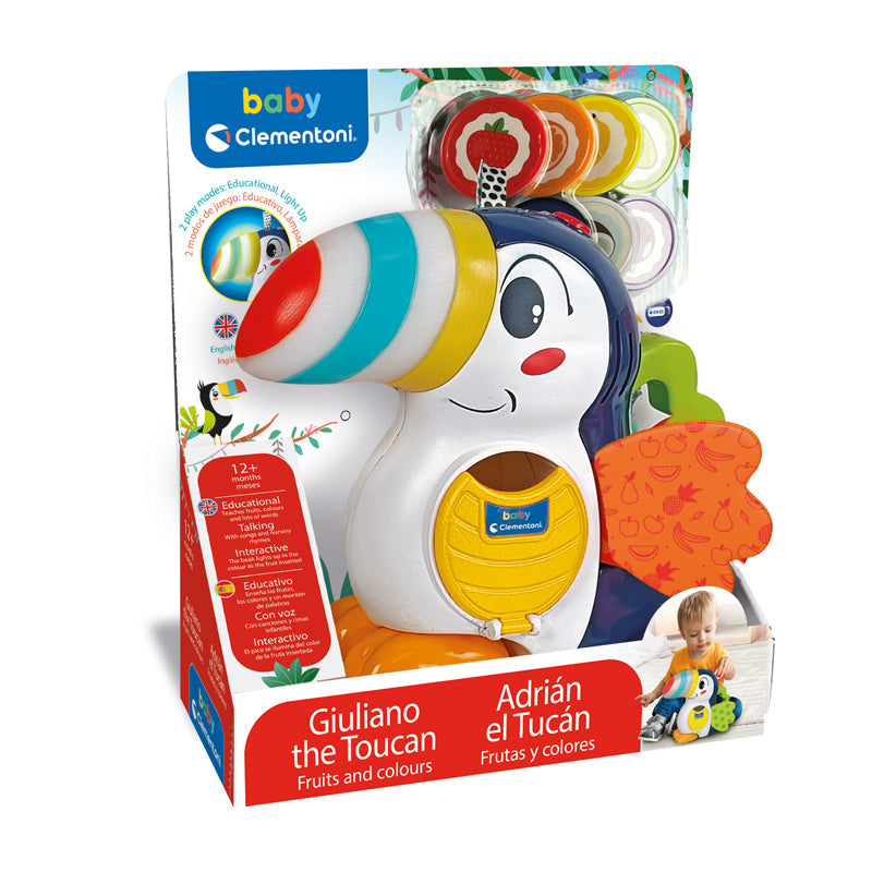 Clementoni Toucan Learning Fruits & Colours Baby Products Wholesaler