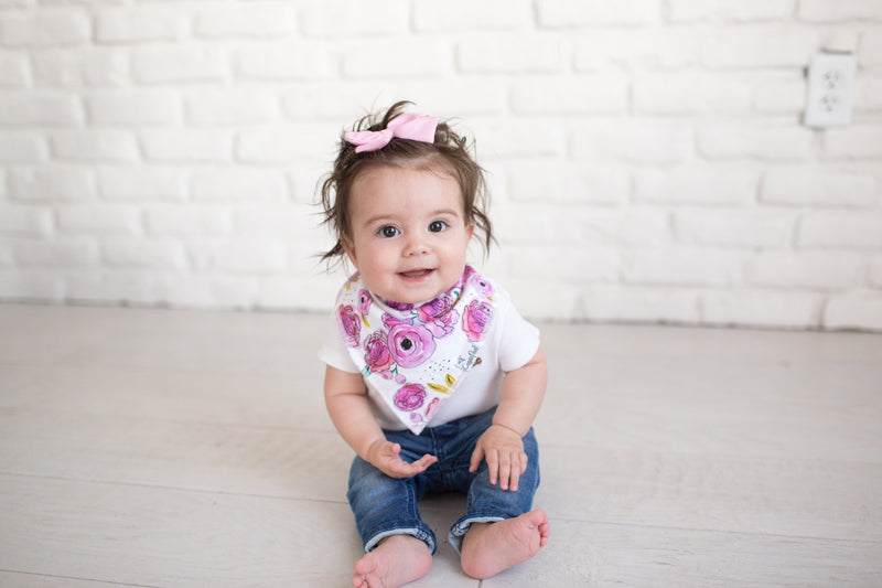 Copper Pearl Bibs Bloom 4Pk Baby Products Wholesaler