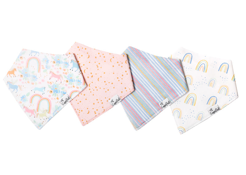 Copper Pearl Bibs Whimsy 4Pk Baby Products Wholesaler