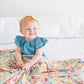 Copper Pearl Knitted Swaddle Blanket Lark Baby Products Wholesaler