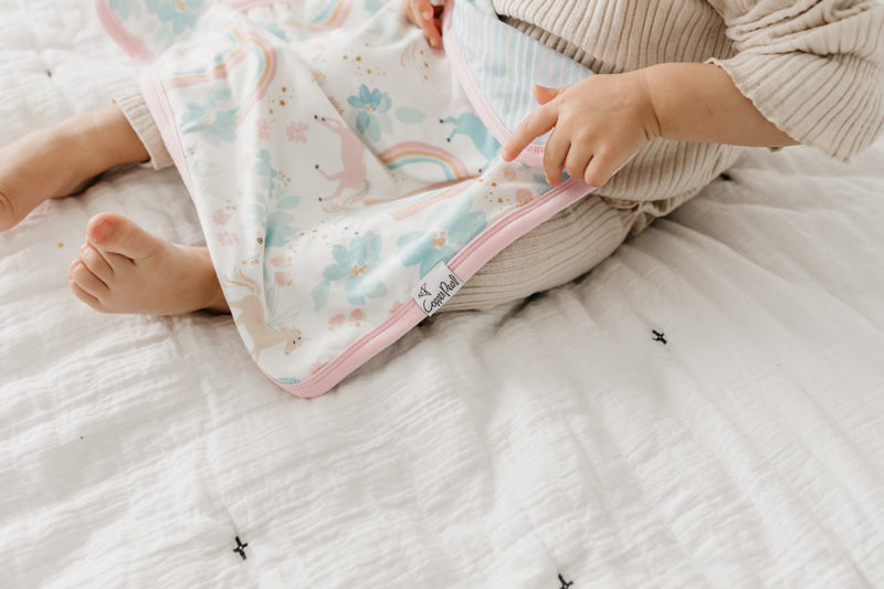 Copper Pearl Lovey 3 Layer Comfort Blanket Whimsy 2Pk Baby Products Wholesaler