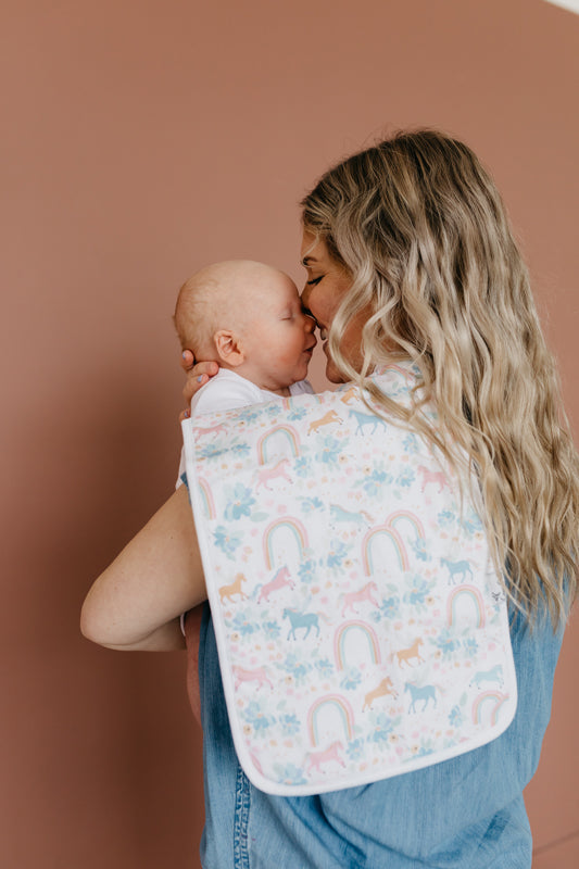 Copper Pearl Premium Burp Cloths Whimsy 3Pk Baby Products Wholesaler