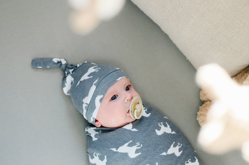 Copper Pearl Top Knot Hat Colt 0-4m Baby Products Wholesaler