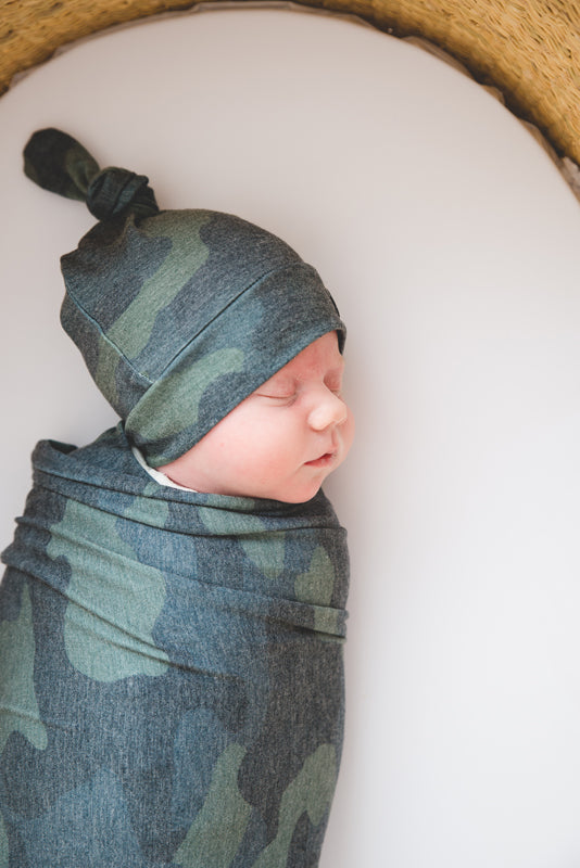 Copper Pearl Top Knot Hat Hunter 0-4m Baby Products Wholesaler