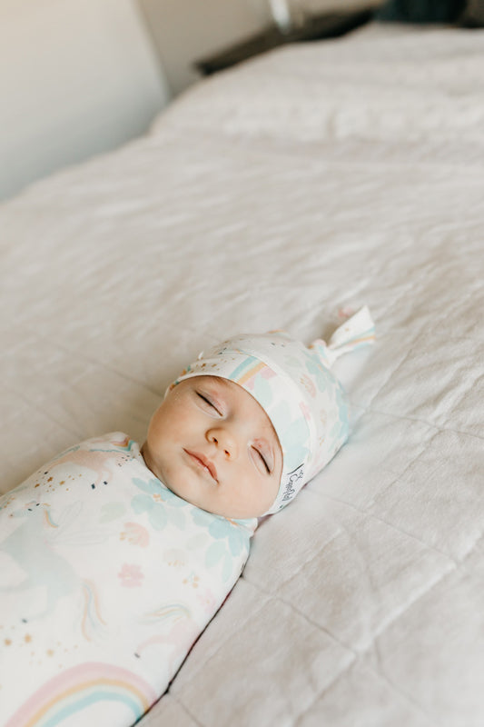 Copper Pearl Top Knot Hat Whimsy 0-4m Baby Products Wholesaler
