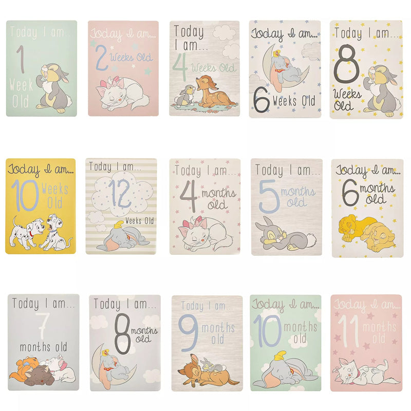 Disney Magical Beginnings Baby 30 Milestone Cards Disney