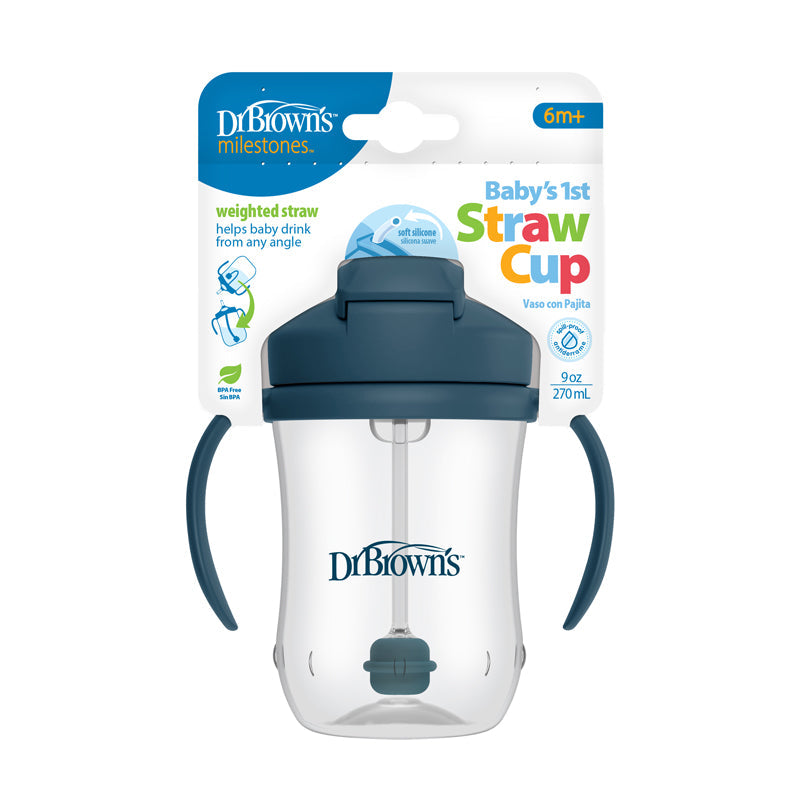 Dr Brown's Straw Cup Navy 270ml Baby Products Wholesaler