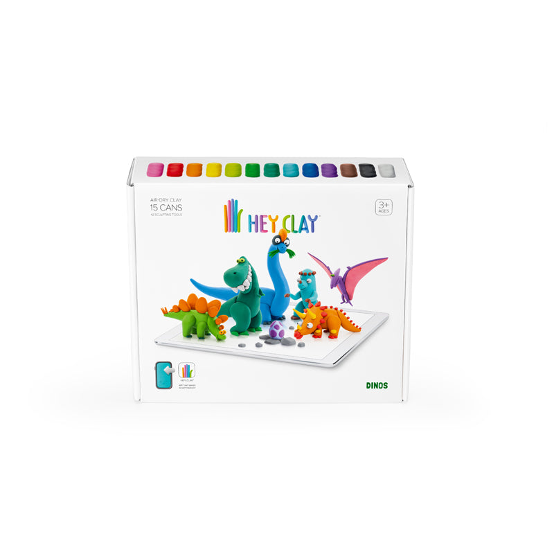 Hey Clay Dinos Large 15 Can Set Baby Products Wholesaler