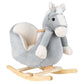 Kikka Boo Rocking Toy With Seat and Sound Grey Horse Baby Products Wholesaler