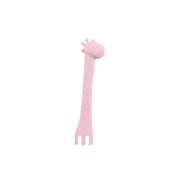 Kikka Boo Silicone Spoon With Fork Giraffe Pink Baby Products Wholesaler