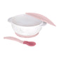 Kikka Boo Suction Bowl With Heat Sensing Spoon Pink Baby Products Wholesaler