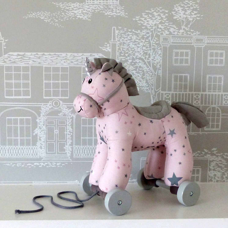 Little Bird Told Me Celeste Unicorn Pull Along Baby Products Wholesaler