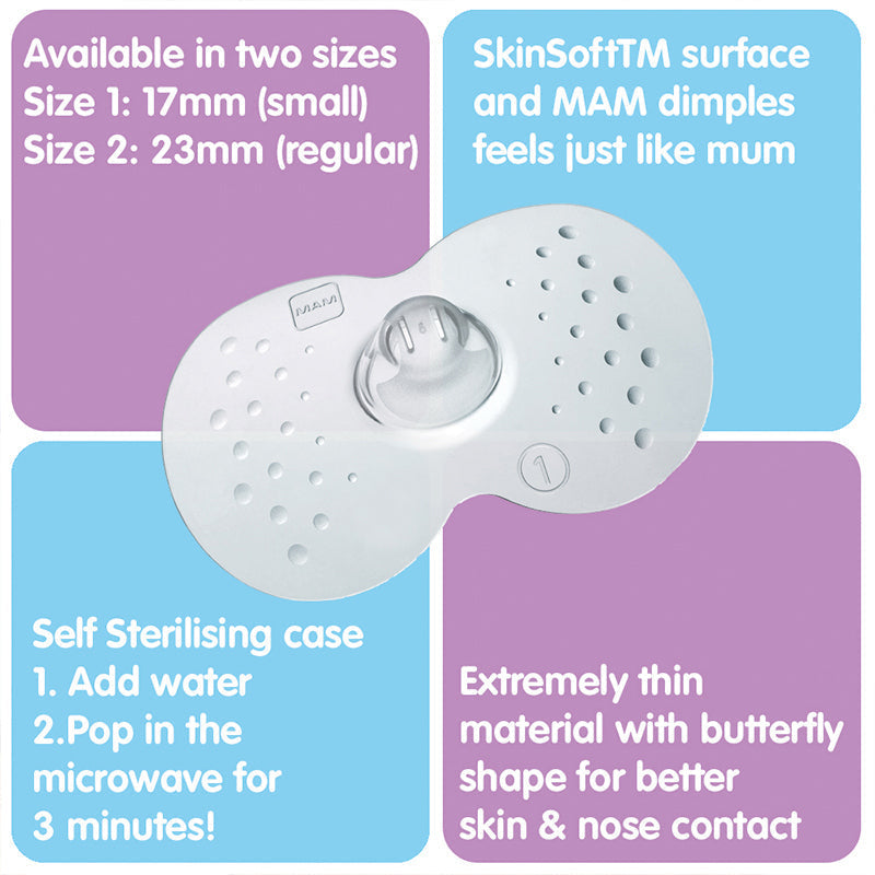 MAM Nipple Shields 23mm 2Pk Baby Products Wholesaler