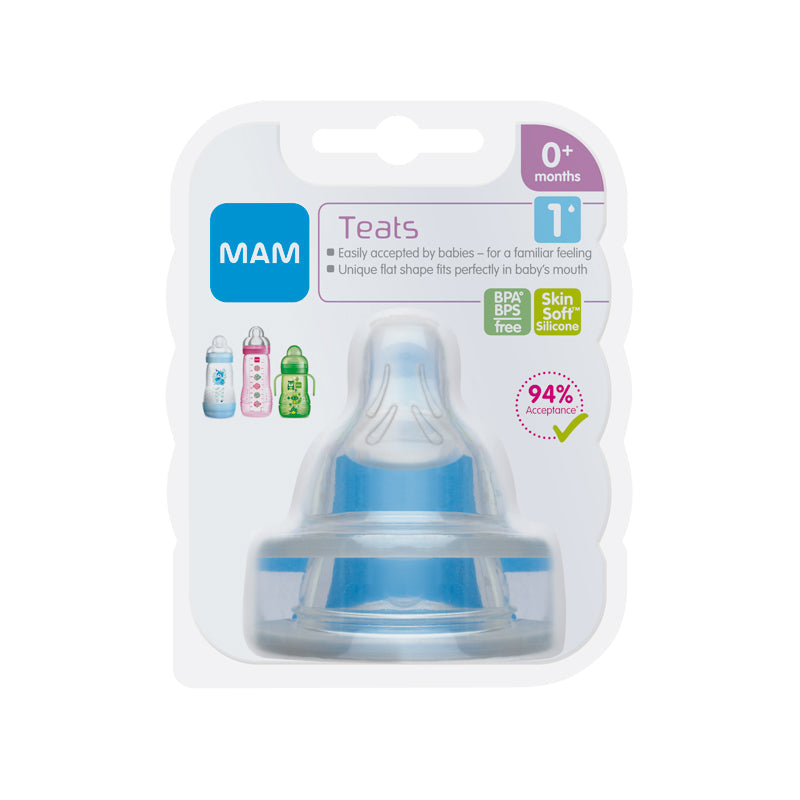 MAM SkinSoft Silicone Teat Slow Flow 2Pk Baby Products Wholesaler