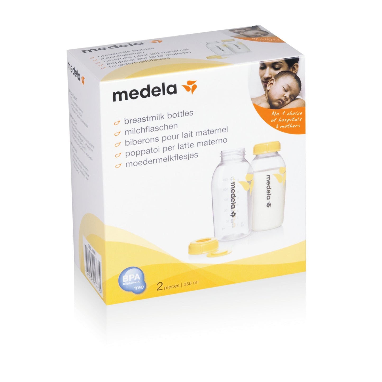 Medela Breastmilk Storage Bottles 250ml 2Pk Baby Products Wholesaler