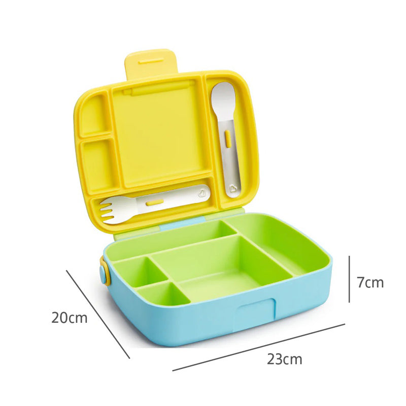 Munchkin Lunch Bento Box With Utensils Green Baby Products Wholesaler