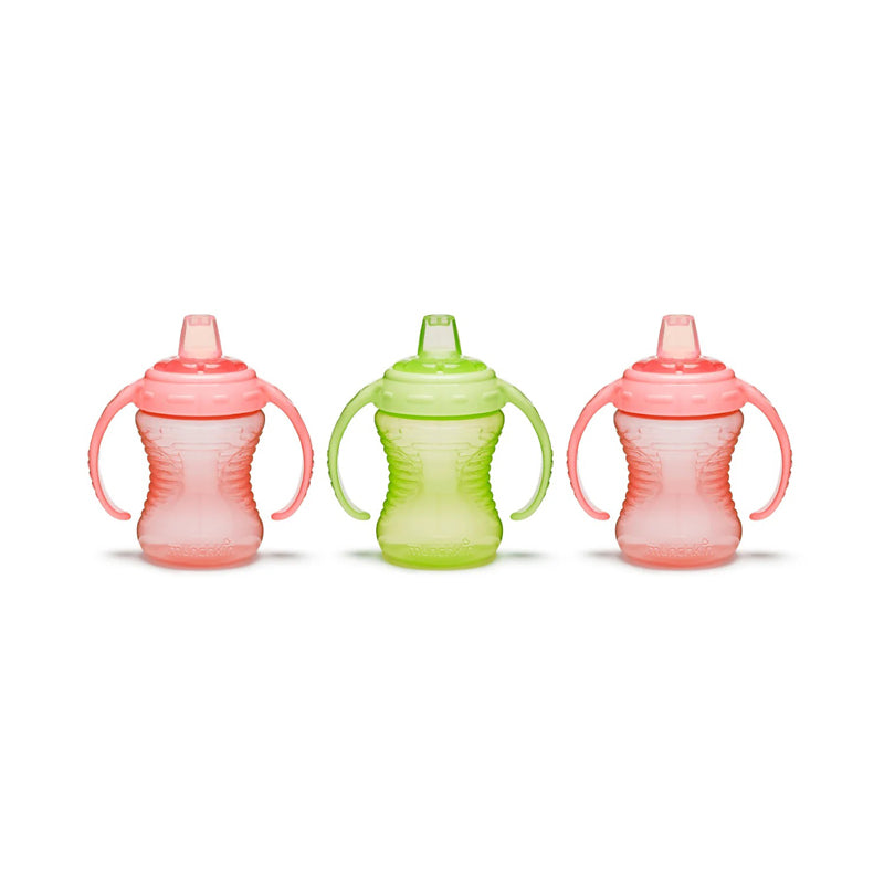 Munchkin Mighty Grip Cup Pink & Green 10Oz 3pk Baby Products Wholesaler