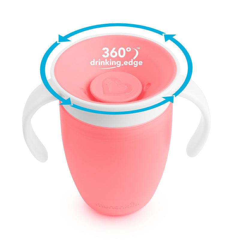 Munchkin Miracle Trainer Cup 7Oz - Pink Baby Products Wholesaler