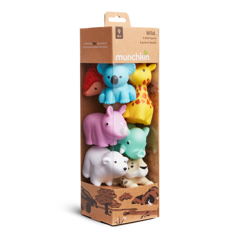 Munchkin Wildlove 8pk Squirts Baby Products Wholesaler