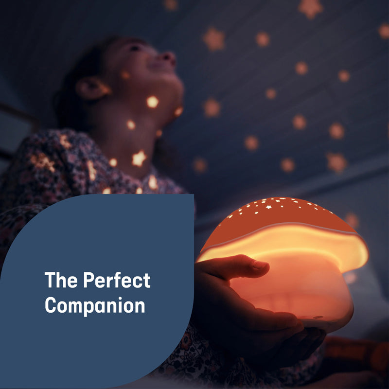 Pabobo by Angelcare Mushroom Musical Stars Projector  - Pink Baby Products Wholesaler