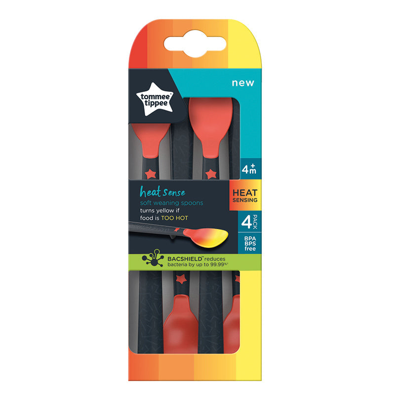 Tommee Tippee Design Heat Sensing Spoons x4 Baby Products Wholesaler