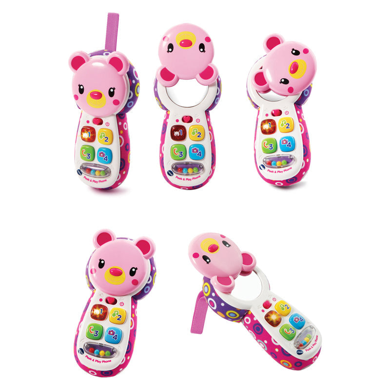 VTech Peek & Play Phone Pink Baby Products Wholesaler
