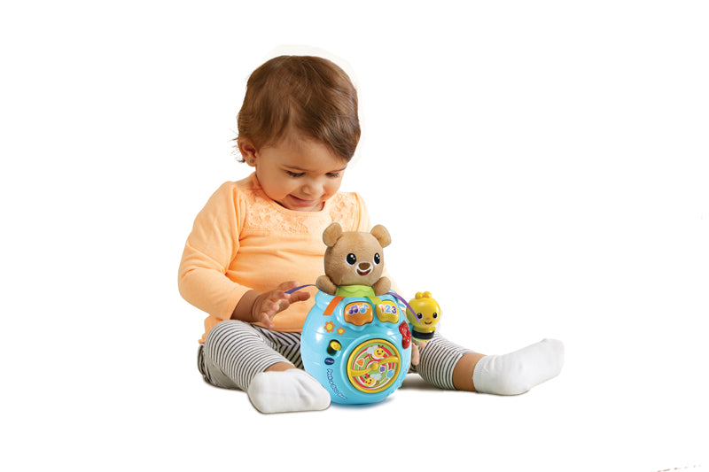 VTech Peekaboo Bear Baby Interactive Musical Toy Sensory Songs Plush Gift KidsGo Baby Products Wholesaler