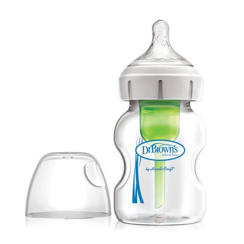 Dr Browns Options Baby Milk Glass Bottle Anti Colic Natural Flow