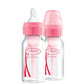 Dr Brown's Options+ Narrow Neck Bottle Pink 120ml 2Pk Baby Products Wholesaler