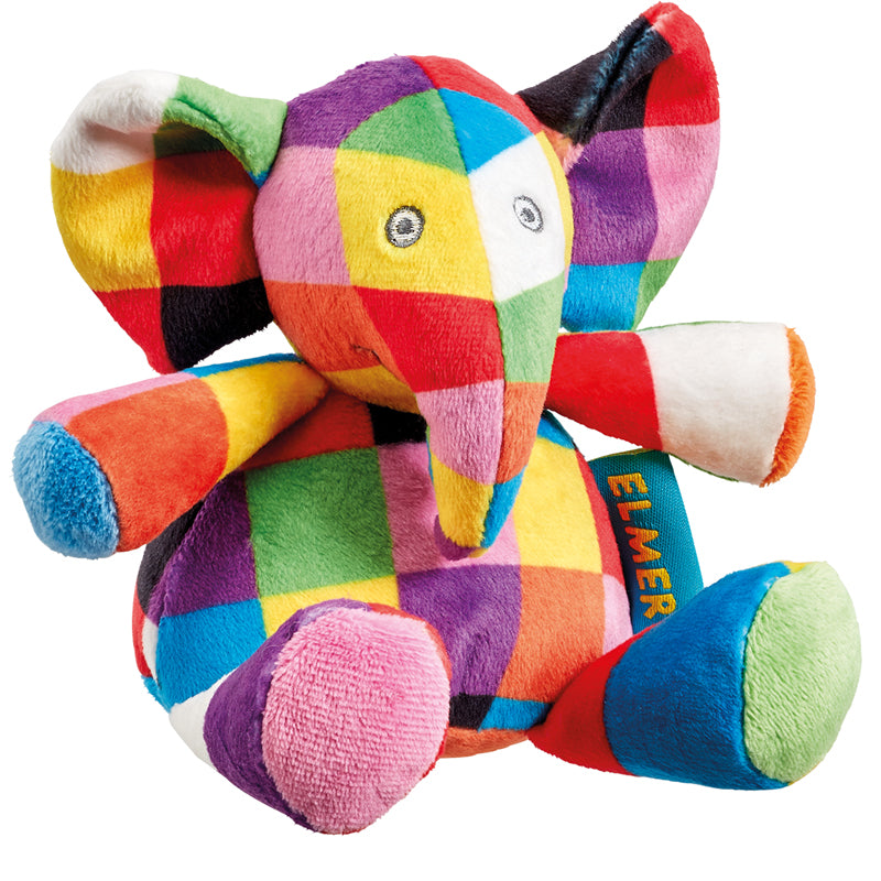 Elmer Plush Bean Rattle 12cm Baby Products Wholesaler