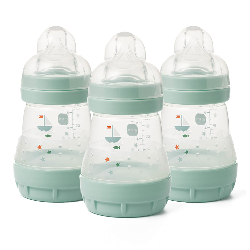 MAM Easy Start Anti-Colic Bottle Blue 160ml 3Pk Baby Products Wholesaler